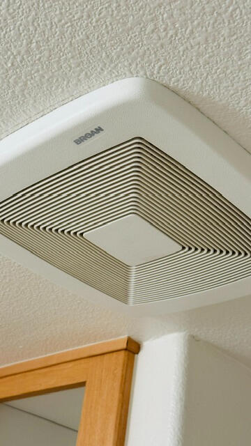 Cleaned vent fan